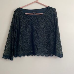 Green blouse